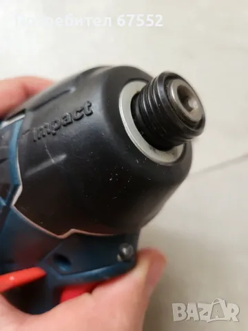 Импакт Bosch GDR 18V-LI. Само машина, без батерии зарядно. , снимка 4 - Други инструменти - 55859055