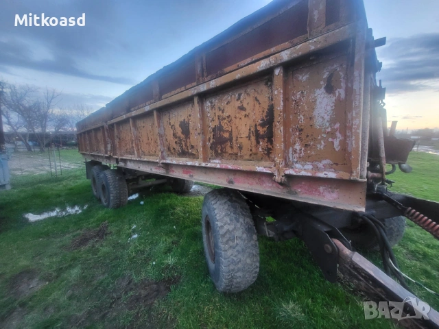 Ремарке Руско за трактор Т 150 модел ПТС 12, снимка 3 - Ремаркета - 53774451