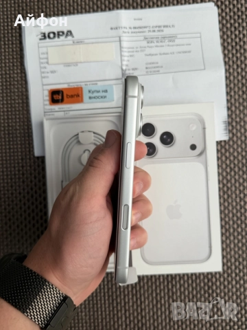 НОВ! 512Gb*ЛИЗИНГ* iPhone 17 Pro Silver 24М ГАРАНЦИЯ, снимка 8 - Apple iPhone - 55919860