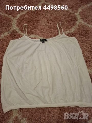 DKNY Бял Потник, снимка 3 - Потници - 51116859