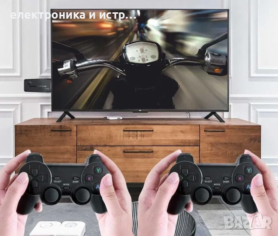 Игра конзола HDMI 2.4G WIRELESS CONTROLLER GAMEPAD с над 10000 игри , снимка 5 - Други игри и конзоли - 53267828