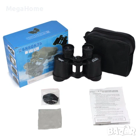 Професионален мощен руски туристически бинокъл БПЦ 8x30 за лов риболов, снимка 8 - Екипировка - 53230529