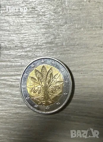 Монета 2 euro евро