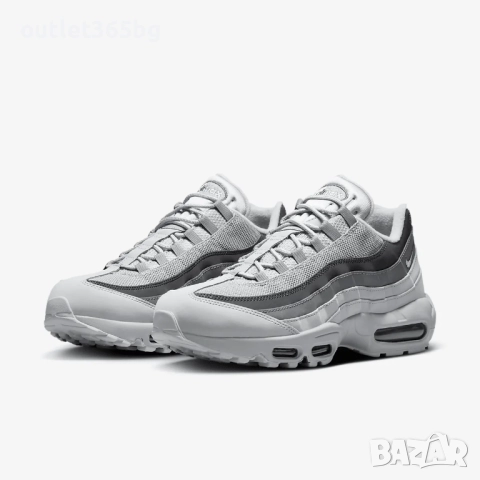 Nike - Air Max 95 'Triple Grey' номер 46 мъжки Оригинал Код 3309, снимка 6 - Маратонки - 52658282