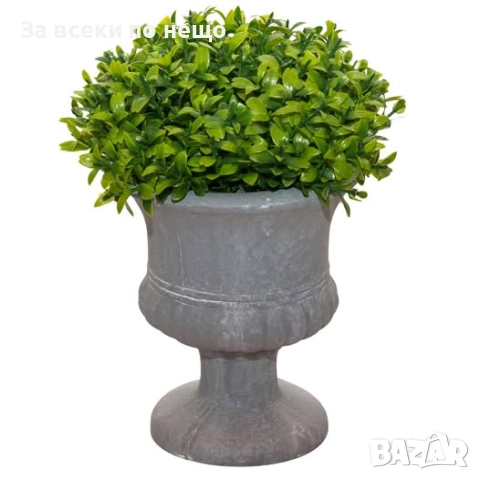 Декоративно зелено растение в кашпа, 25 см Код P1087