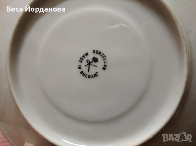 Стар български сервиз за чай или кафе, снимка 9 - Сервизи - 38749522