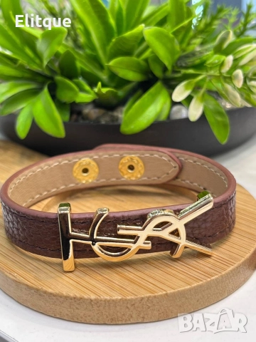 гривни от естествена кожа prada miu miu ysl saint laurent , снимка 2 - Гривни - 52907706