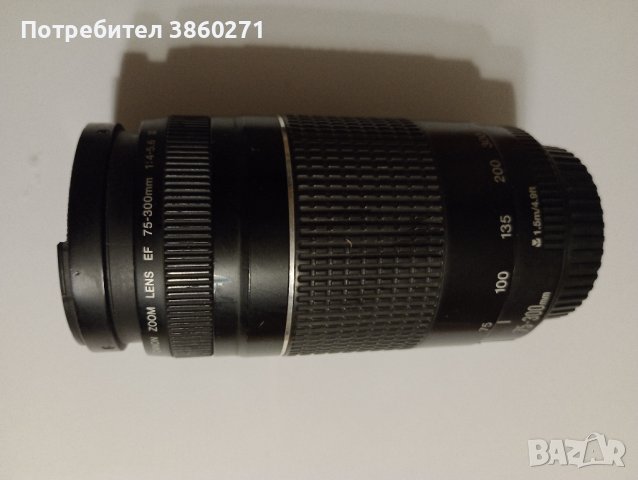 Canon EF 75-300mm f/4-5.6 III, снимка 2 - Обективи и филтри - 44387908