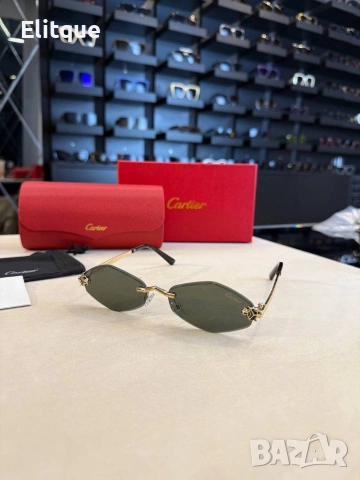 очила с черен обикновен калъф и ув защита tom ford celine prada Cartier , снимка 16 - Слънчеви и диоптрични очила - 53067950