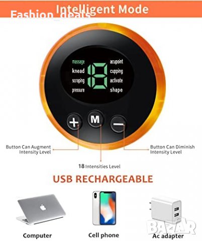Нов сгъваем преносим електронен мускулен стимулатор за масаж крака, снимка 2 - Масажори - 40128955