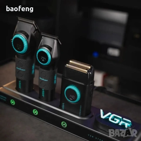 Нов 32 части VGR Stepless 4 в 1 за барбер / фризьори Професионален комплект машинки за подстригване , снимка 13 - Фризьорски принадлежности - 53525098