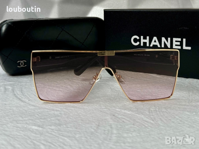 CH дамски слънчеви очила маска с лого, снимка 7 - Слънчеви и диоптрични очила - 44686137