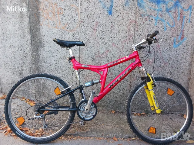 26цола алуминиев велосипед с 24скорости палцови команди усилени капли амортисьори предни и заден , снимка 7 - Велосипеди - 47896999