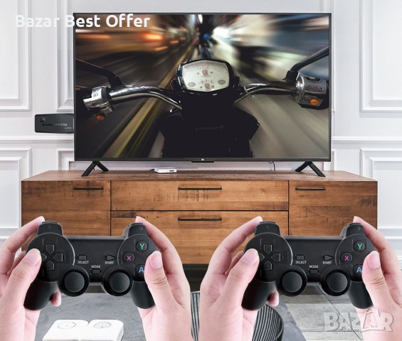 Игра конзола HDMI 2.4G WIRELESS CONTROLLER GAMEPAD с над 10000 игри, снимка 6 - Други игри и конзоли - 41081936