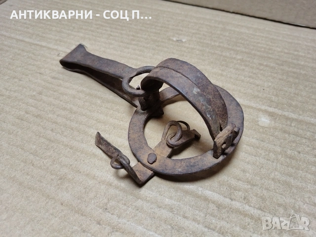 Стар Кован Малък Капан За Животни / НОМЕР 640.