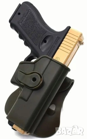К-т Кобур и калъф за два пълнителя за Glock,може само кобур , снимка 10 - Оборудване и аксесоари за оръжия - 48842396