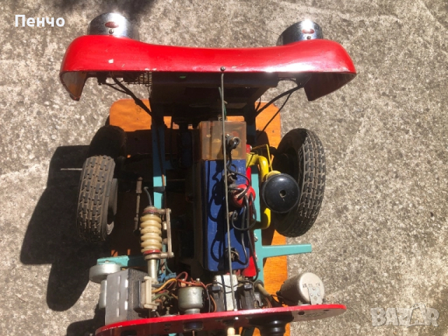 ретро автомобил /учебен демонстрационен модел/ - 1950/60г. - GERMANY, снимка 3 - Антикварни и старинни предмети - 51603142