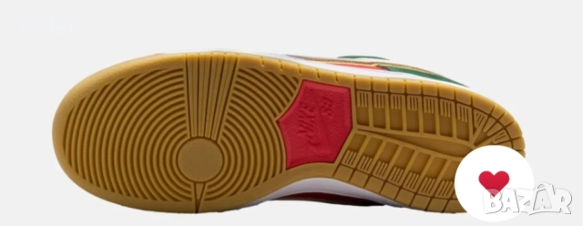 NIKE SB DUNK LOW PRO PRM -оригинални мъжки маратонки Нови,с кутията + два чифта нови връзки(жълти и , снимка 4 - Маратонки - 52822906