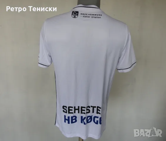 Тениска HB Koge — Гостуващ Capelli — Мъже размер S Бяло, снимка 2 - Други спортове - 56312772