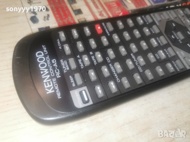 KENWOOD RC-A5 AUDIO REMOTE-ВНОС SWISS 2512251902, снимка 2 - Ресийвъри, усилватели, смесителни пултове - 52899151