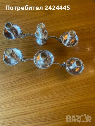 Свещници , снимка 2 - Антикварни и старинни предмети - 51007460