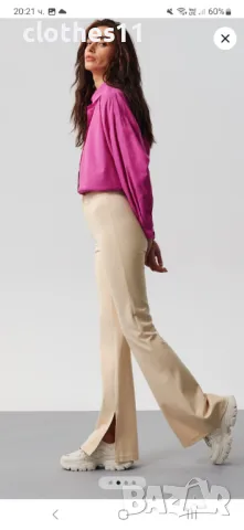 Панталон тип чарлстон/flare, снимка 3 - Панталони - 49331500