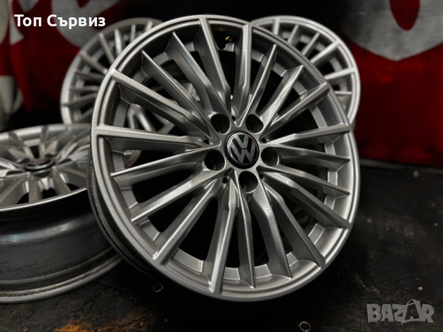 Алуминиеви джанти за Шкода (Skoda), Фолксваген (Volkswagen), 5x112, 17 цола, 4 броя, снимка 2 - Гуми и джанти - 53618780