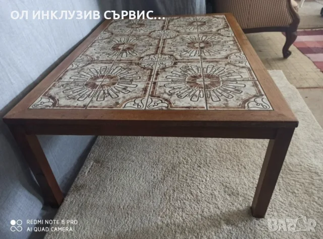Холна маса с керамичен плот РАЗПРОДАЖБА, снимка 4 - Маси - 56408532
