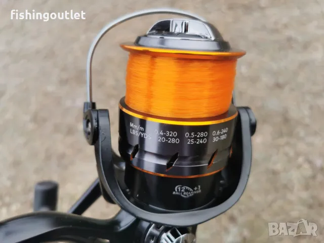  Три шарански макари с 13 лагера и корда Osako VC8000. Нови -135лв общо, снимка 6 - Макари - 49305978