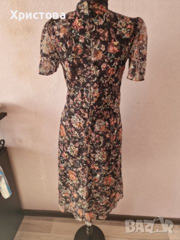 Дантелена лятна рокля ЗАРА на цветя - 16,00лв., снимка 5 - Рокли - 41629770