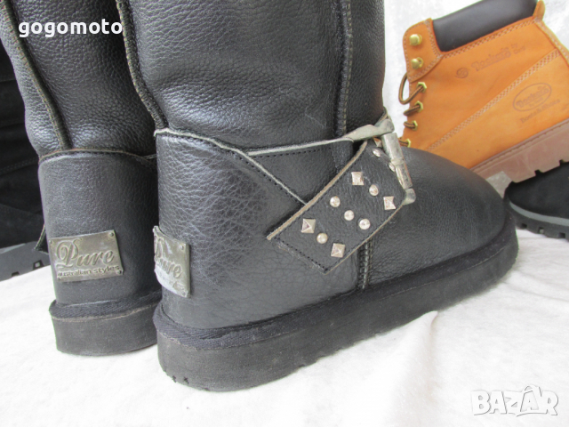 Pure Rock, мото боти, рокерски ботуши, Engineer Motorcycle art Boots, UGG® аналог,39 - 40, снимка 5 - Дамски ботуши - 36160140