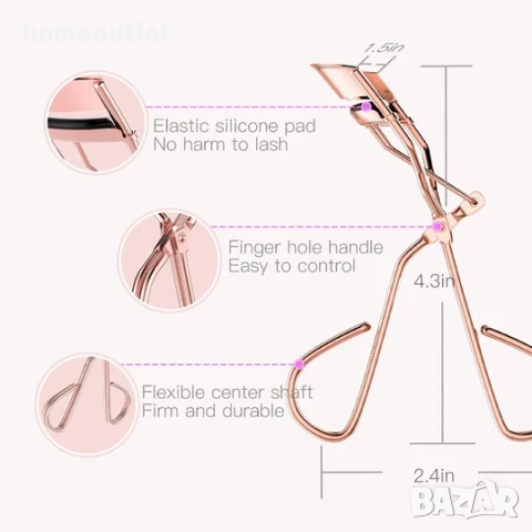 ПРОМОЦИЯ Козметичен аксесоар за извиване на мигли  BESTOPE PRECISION EYELASH CURLER HZ157, снимка 3 - Други - 51653386