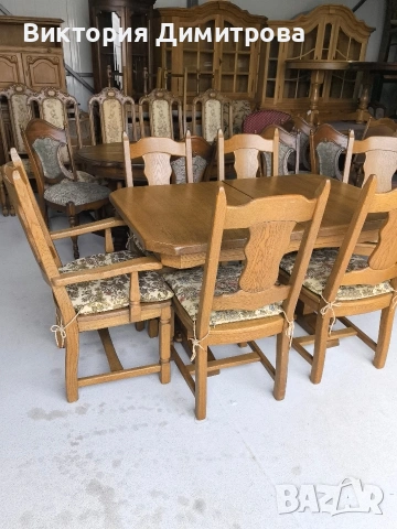 Комплект трапезария: маса и 6 стола 