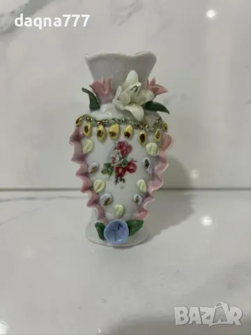 Красива ретро ваза Германия, снимка 3 - Антикварни и старинни предмети - 49606097
