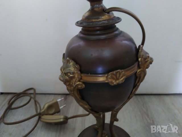 барокова настолна лампа, снимка 3 - Настолни лампи - 40505742