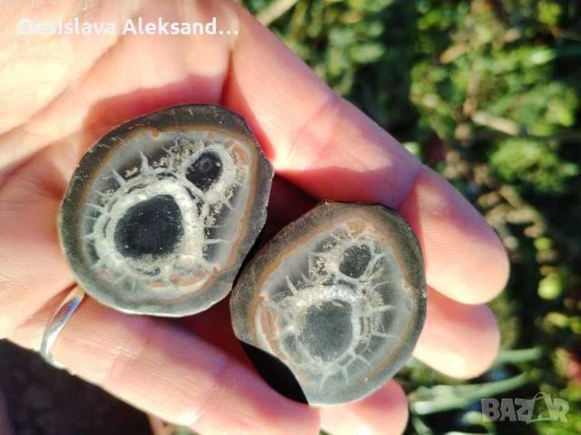 Двойка септарии от Мароко, много изгодно , снимка 2 - Колекции - 53032538