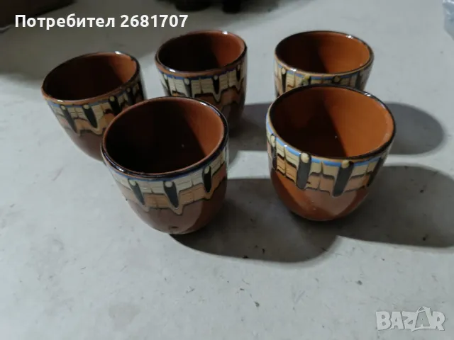 керамични чаши , снимка 3 - Антикварни и старинни предмети - 48177557