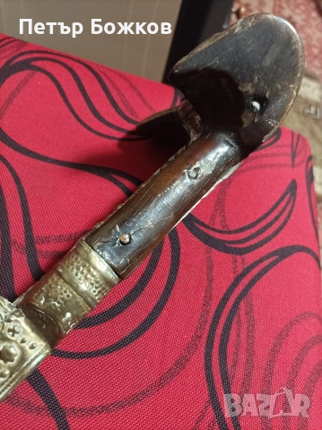 Нож - Ятаган автентичен, снимка 3 - Антикварни и старинни предмети - 52687642