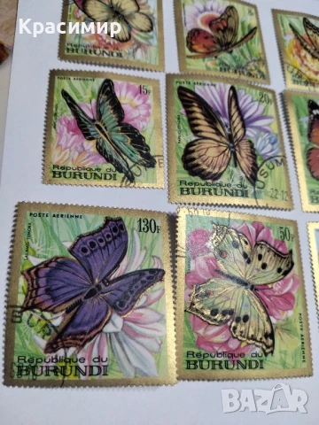Пощенски марки Бурунди., снимка 8 - Филателия - 51312240