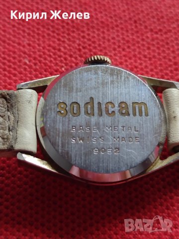 LUCERNE ДАМСКИ ЧАСОВНИК ШВЕЙЦАРСКИ МНОГО КРАСИВ ИНТЕРЕСЕН ДИЗАЙН С КОЖЕНА КАИШКА 33304, снимка 2 - Дамски - 38702918