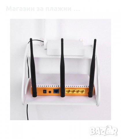 СТЕННА ЕТАЖЕРКА И ПОСТАВКА ЗА РУТЕР - код 2811, снимка 7 - Други стоки за дома - 34152194