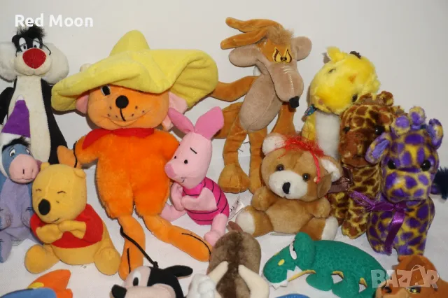 Лот от 23 различни стари плюшени играчки от 90-те McDonald's и Barzakov, снимка 3 - Колекции - 43856303