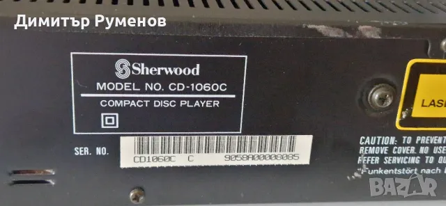 CD Player Sherwood CD-1060C, снимка 7 - Аудиосистеми - 50019904