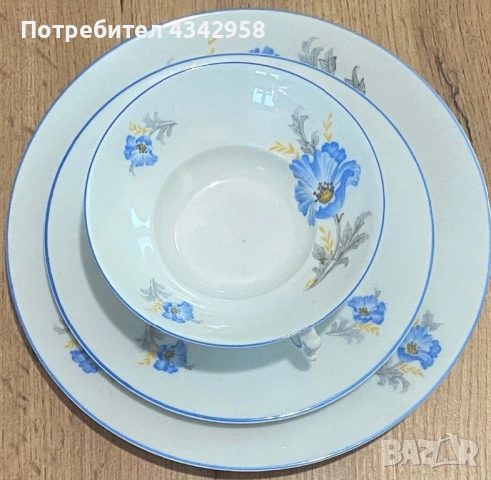 Винтидж порцеланов комплект Plankenhammer Floss Bavaria. (1930-те г.), снимка 6 - Антикварни и старинни предмети - 53821594