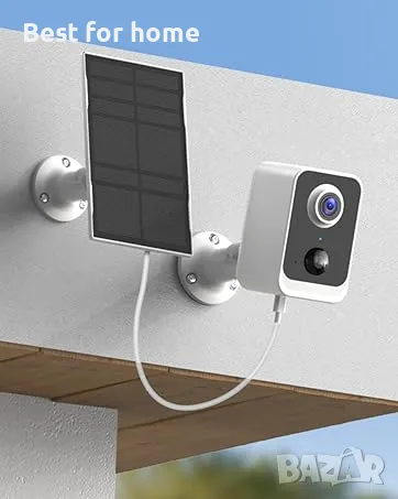 Безжична външна акумулаторна камера с панел PEEIPM, снимка 9 - Комплекти за видеонаблюдение - 49240212