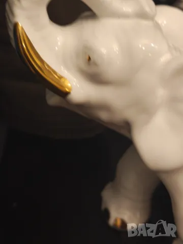 Стар руски порцеланов слон от 70 те, снимка 5 - Декорация за дома - 49484832