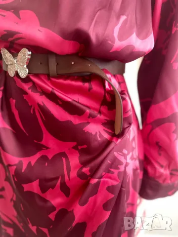 Рокля LFS Red Satin , снимка 2 - Рокли - 50435084