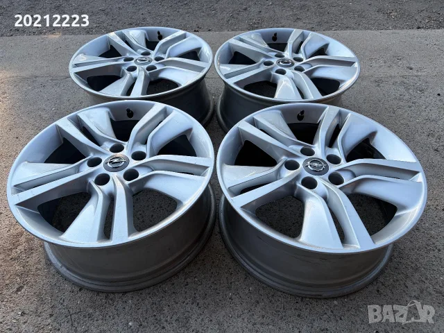 4 броя алуминиеви джанти за Opel Astra H,Opel Zafira B,Opel Meriva B 17, снимка 7 - Гуми и джанти - 56159879