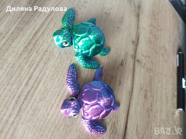 3D принтирани костенурчета, снимка 2 - Декорация за дома - 52510184