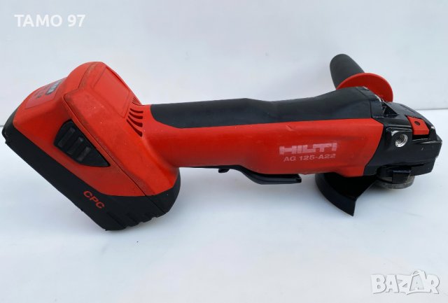 Hilti AG125-A22 - Акумулаторен безчетков ъглошлайф, снимка 5 - Други инструменти - 41229348